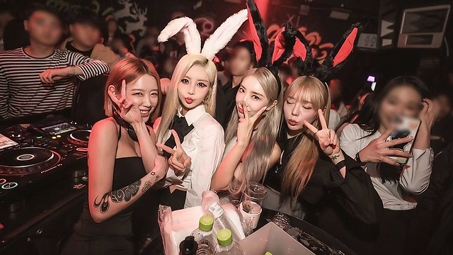 Belpos nightclub in Seomyeon in Busan, South Korea 