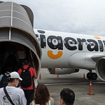 Taking TigerAir from Taiwan to Korea in Busan, South Korea 