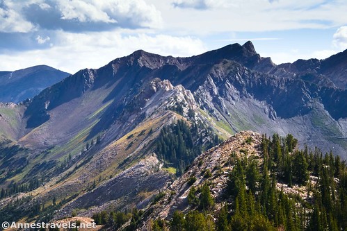 Views south from Kessler Peak, Big Cottonwood Canyon, Uinta-Wasatch-Cache National Forest, Utah