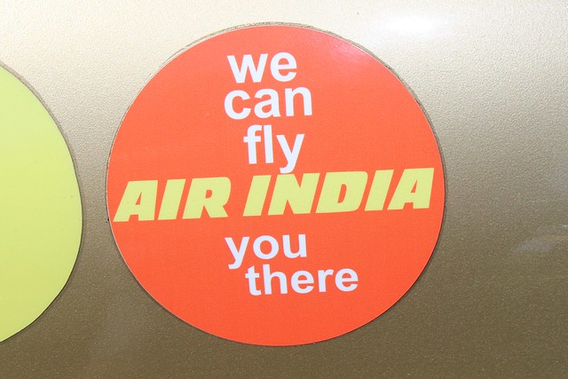 132 Air India Sticker - London-Sydney MG B