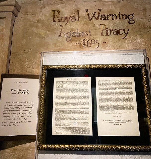 Royal warning against piracy 7363