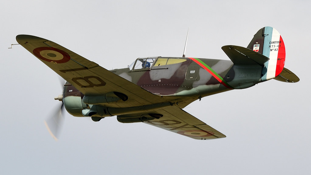 Curtiss Wright Hawk 75 G-CCVH WWII Fighter