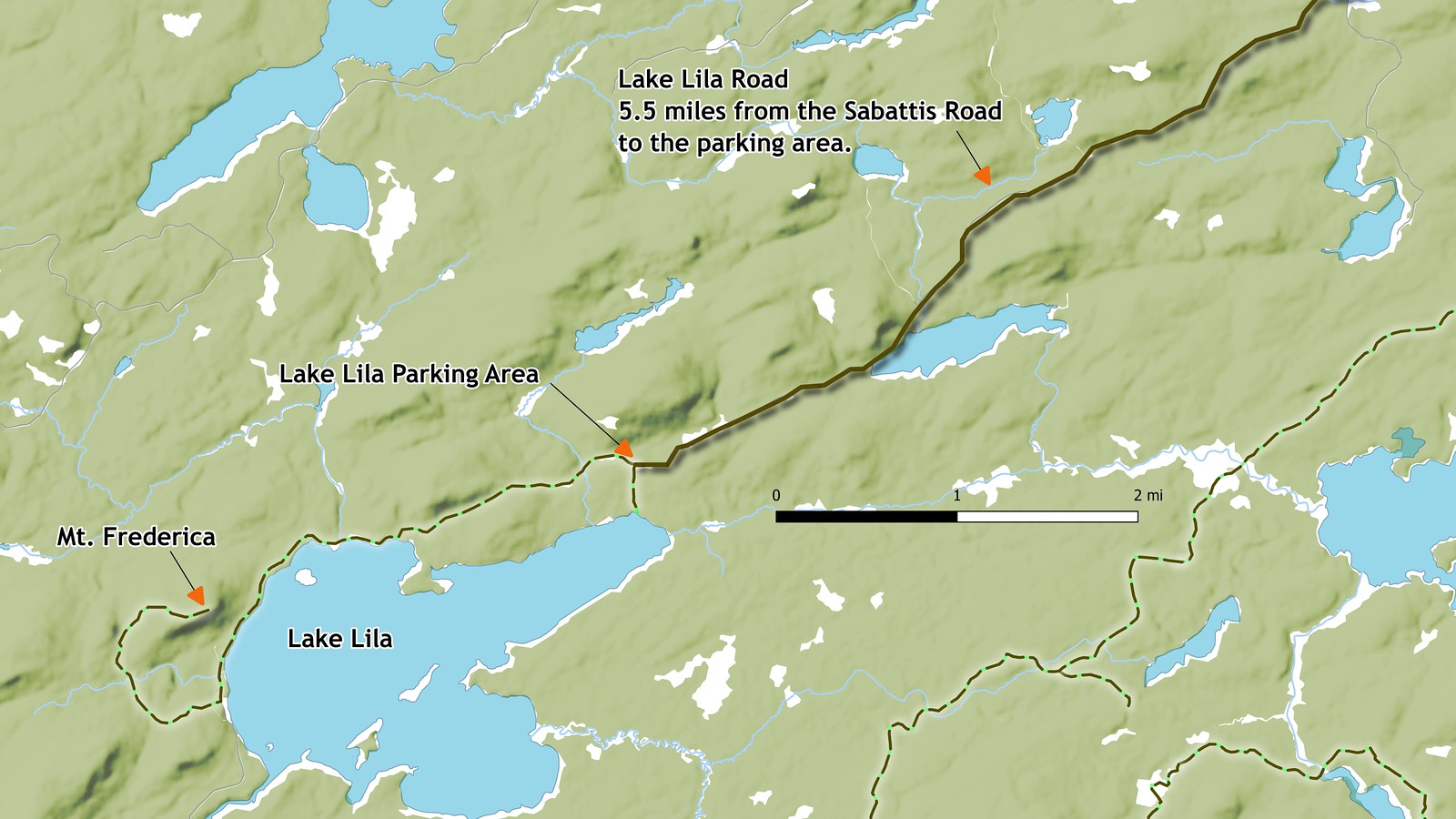 Lake Lila Overview Map