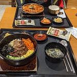 Korean dishes at the Spaland mall in Busan, South Korea 