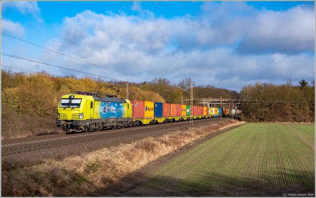 WLC 193 588 + Containertrein, Drakenburg