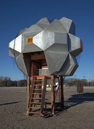 We Caught a UFO by Xavier Madden and Katja Banovic, Winter Stations, Woodbine Beach, The Beach, Toronto, ON by Snuffy, Excerpt from <a href="https://winterstations.com/archive/we-caught-a-ufo/" rel="noreferrer nofollow"