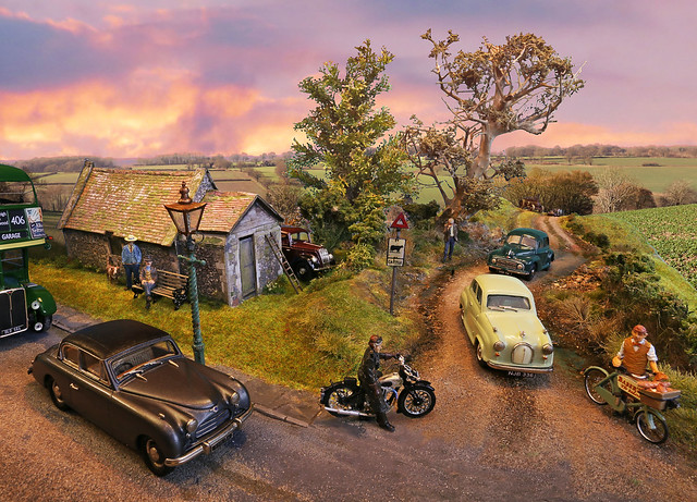Sunset Country Scene 1/43rd scale