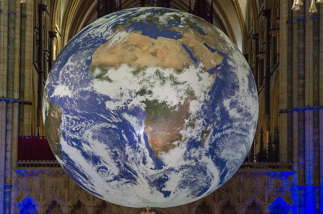 Gaia at Lincoln Cathedral.