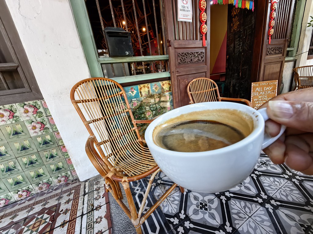 美式黑咖啡 Americano rm$9 @ Daily Dose at Stewart Lane, 檳城喬治城 Penang Georgetown