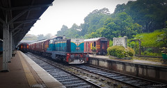 W3 locomotive at kandy railway station sri lanka