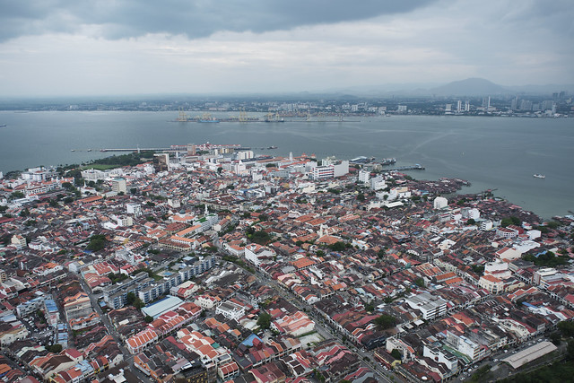 Overlooking old Penang
