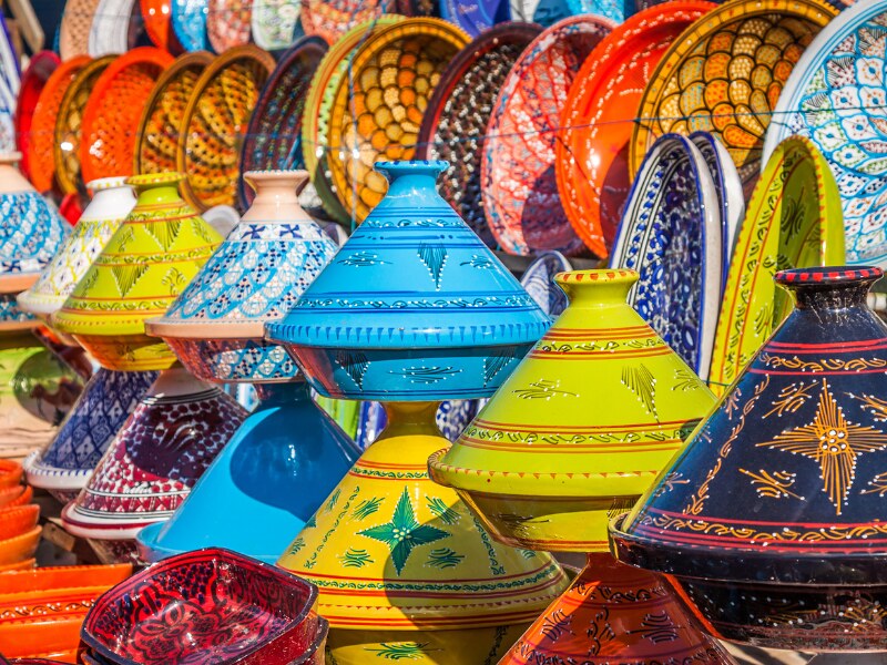 souvenirs from Morocco - Tajines