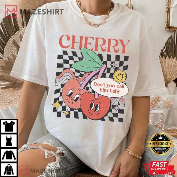 Harry Love On Tour Paris Show Red Cherry T-shirt