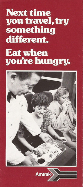 Amtrak food service brochure - January 1977