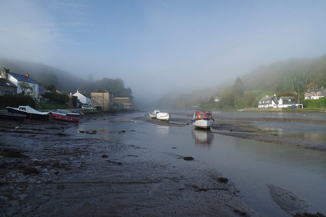 Misty morning, Lerryn Cornwall