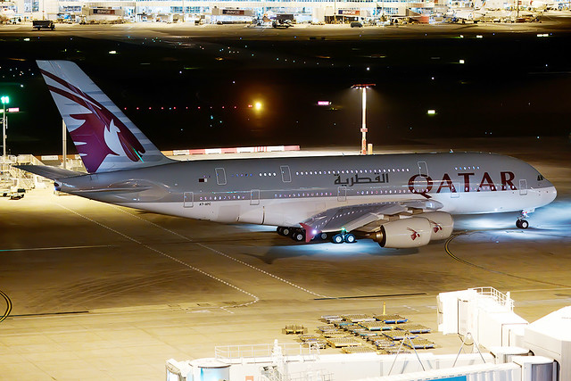 Qatar Airbus A380 A7-APC