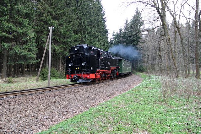 2022-05-04; 0229. SDG 99 1773-3 met trein P1010. Kretscham, Sehmatal.