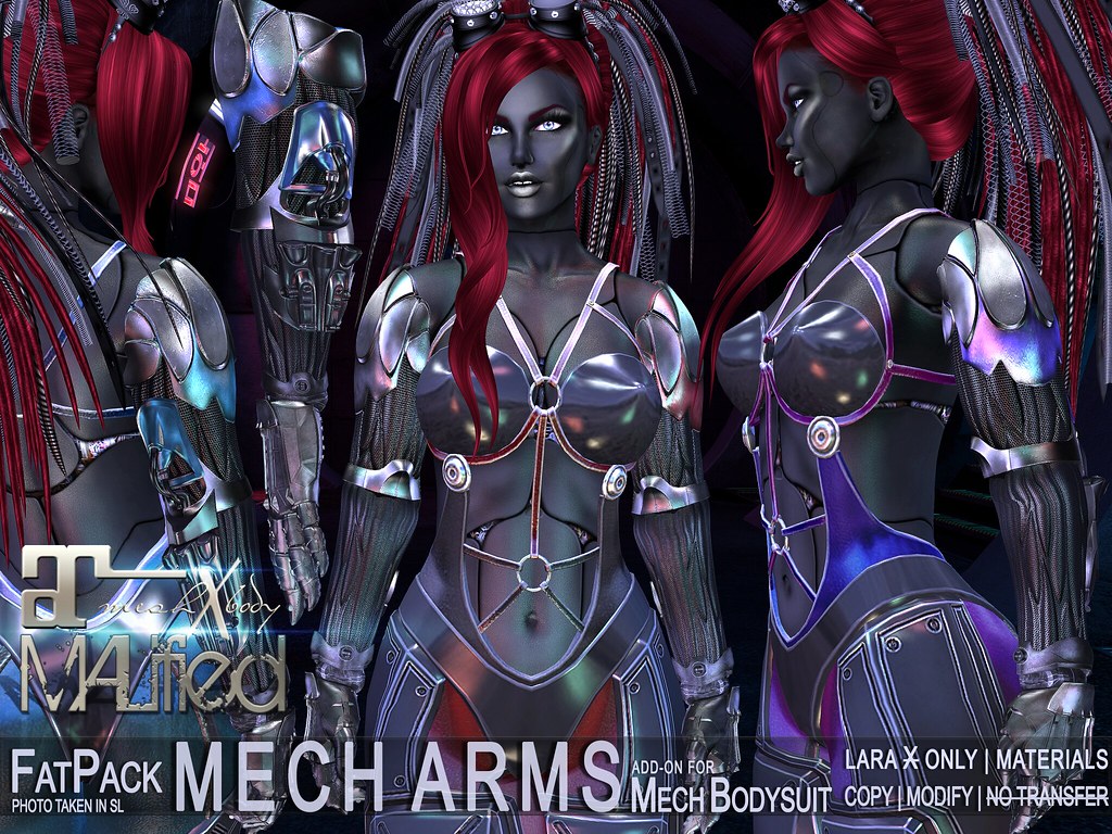 MALified – 6x Mech Arms – LaraX – FATPACK