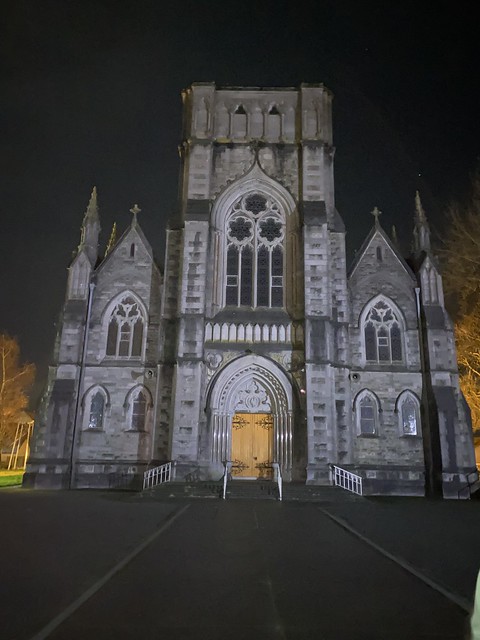 St John’s Church at night