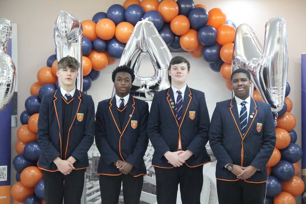 Harris Boys Academy East Dulwich were celebrating, following their Ofsted 'Outstanding' ratings.