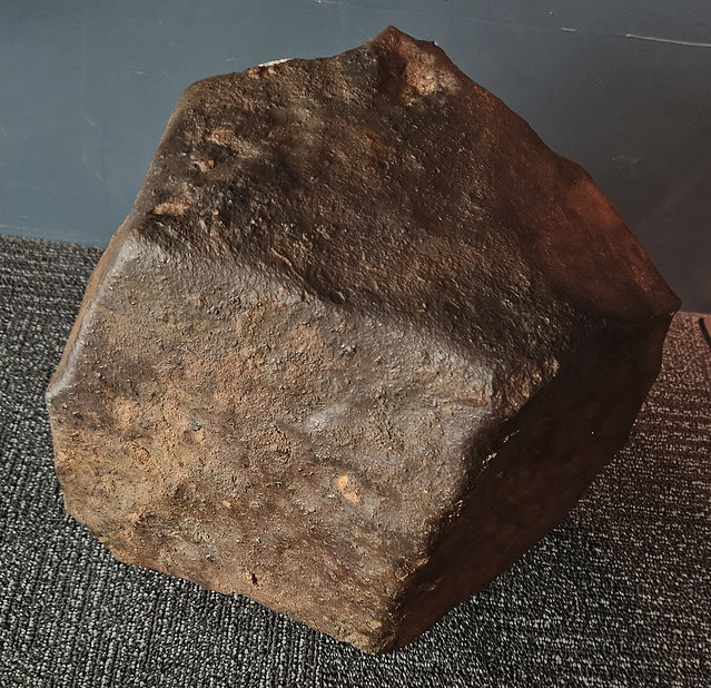 Ethiudna chondrite meteorite, South Australia's Museum.