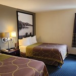Staying in Syracuse at a very small and modest Super 8 hotel, but very, very clean and friendly staff working for it. Also, a normal size room, not much needed for a night stay in town. February 2024 Super 8 Galeville.

The room