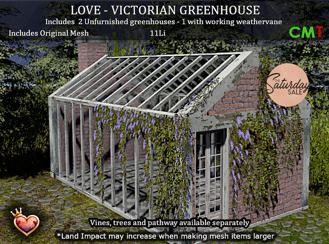 LOVE VICTORIAN GREENHOUSE
