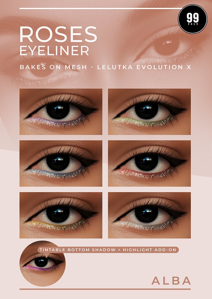 NEW: Roses Eyeliner x 99.SALE