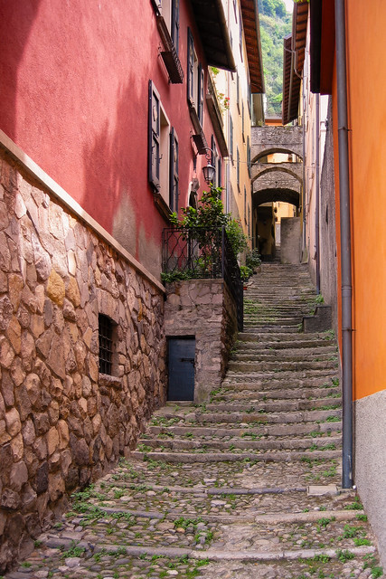 Varenna steps, Italy