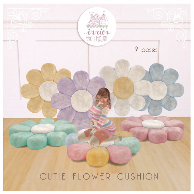 i { DH } Cutie Flower Cushion
