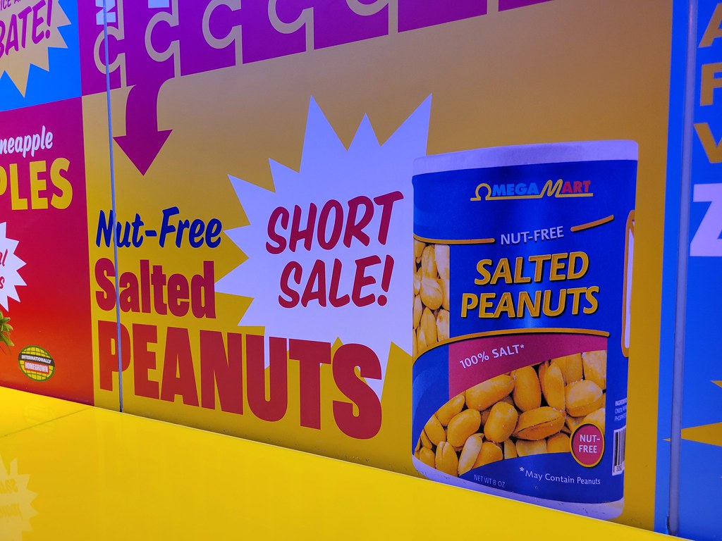 Nut-free salted peanuts