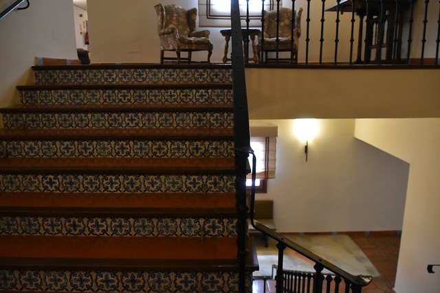 stairs with pattern