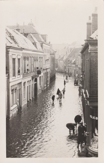 Fotokaart - Overstroming in Kwekelstraat, Gorinchem