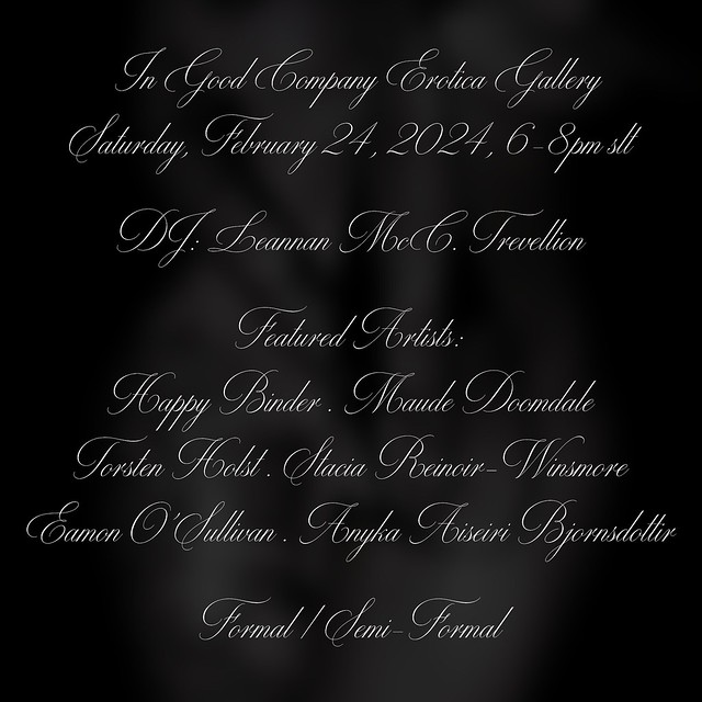 IGC Gallery Invite - February 2024 - 6-8PM SLT!