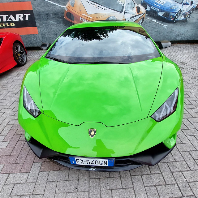 Ferrari and Lamborghini in Italy