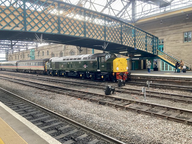 D213 ANDANIA arriving at Carlisle with the Whistling Highlander for Inverness.