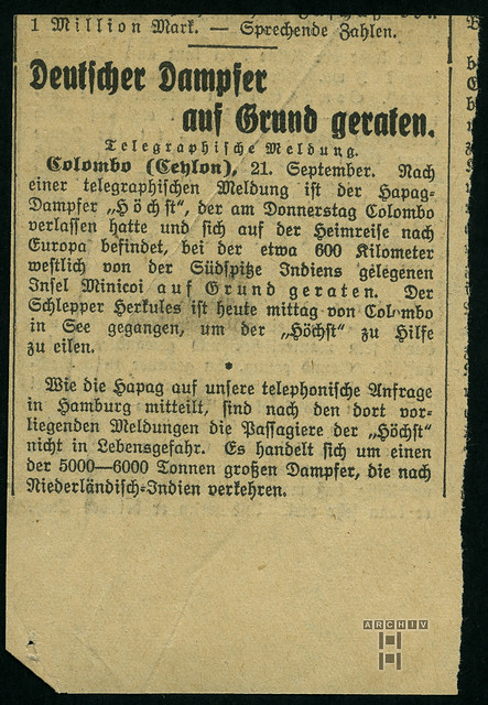 ArchivTappen41(5P)130 Zeitungsfragment, Vossische Zeitung, Berlin, 1920er
