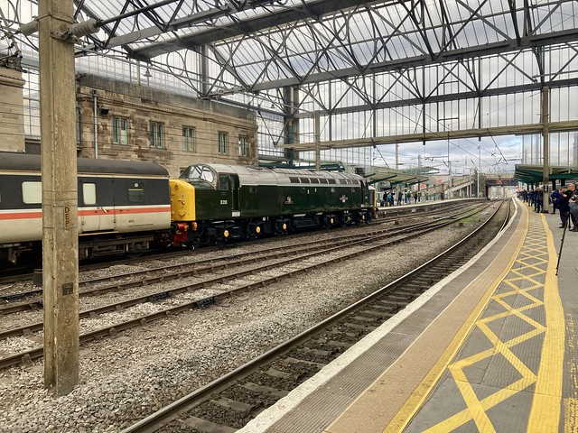 D213 ANDANIA at Carlisle with the Whistling Highlander for Inverness.