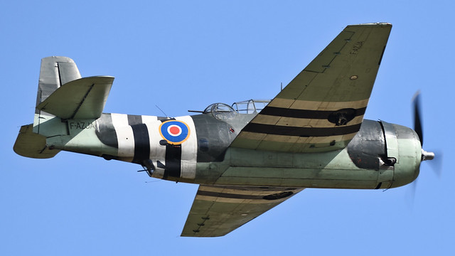 Grumman TBM-3E Avenger F-AZJA painted in the colours of the Royal Navy