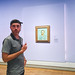 Visitor Admiring Van Gogh Self Portrait Art Museum