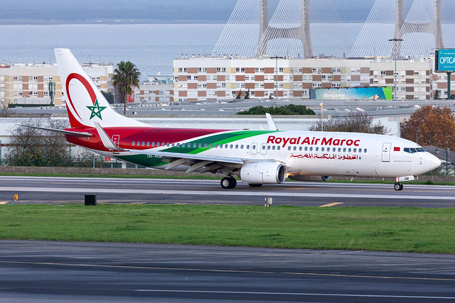 CN-RGM Royal Air Maroc Boeing 737-8B6