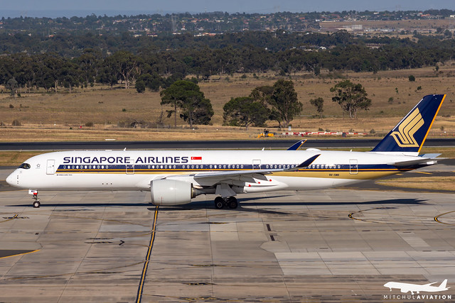Singapore Airlines | 9V-SMH | Airbus A350-941 | Melbourne International Airport (MEL/YMML)