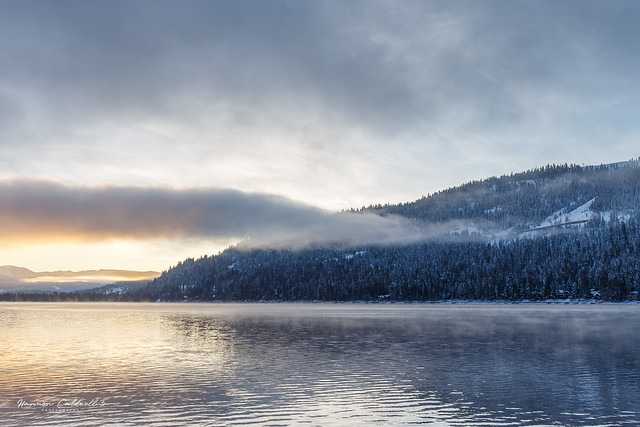 Chilly sunrise on Donner Lake