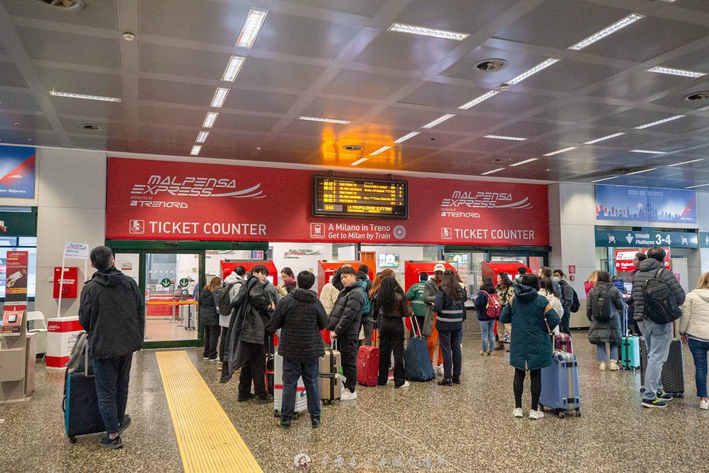 米蘭中央車站到米蘭機場,米蘭機場快線時刻表,Malpensa Express,malpensa express時刻表,米蘭機場 鐵路 @布雷克的出走旅行視界