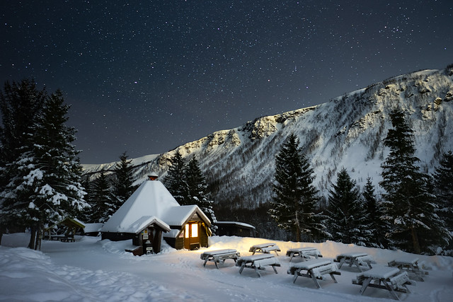 Sternenhimmel über Norwegen
