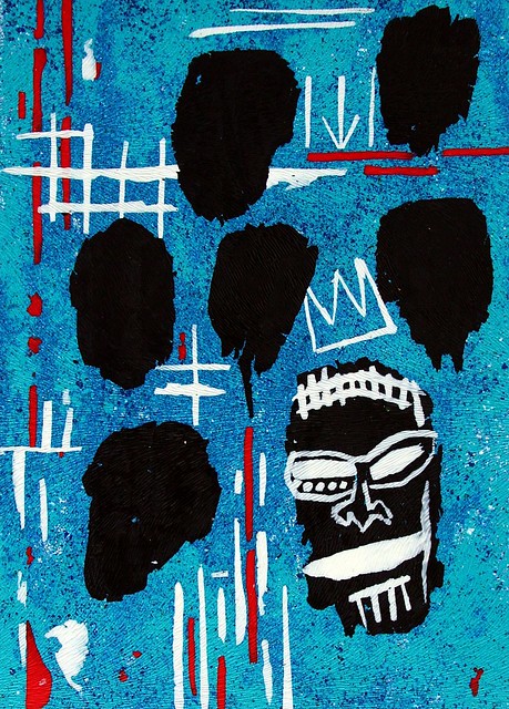 Polymer clay version to Jean-Michel Basquiat - 152