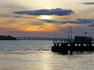 The river Tay in Broughty Ferry