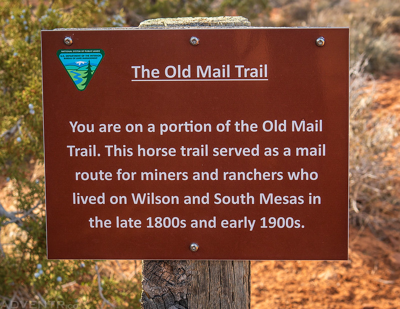 The Old Mail Trail Sign