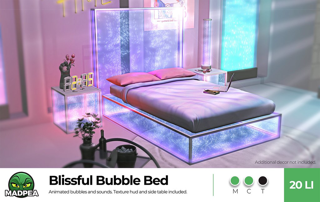 MadPea – New Release & Giveaway Blissful Bubble Bed!