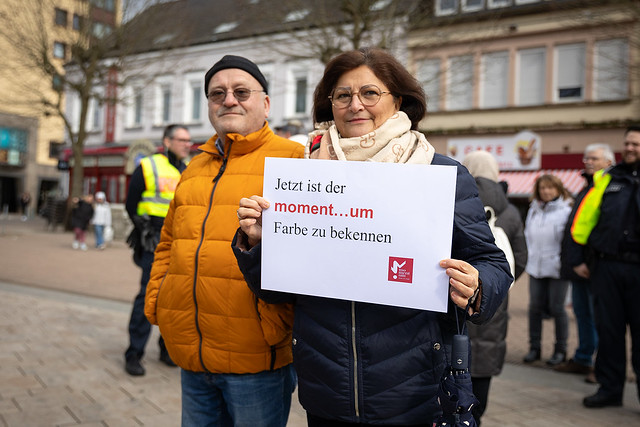 24.02.2024 – Demonstration gegen Rechtsextremismus in Neunkirchen Saar